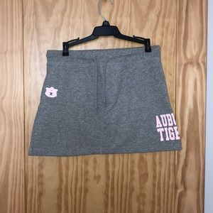 Auburn Univ Gray/pink mini skirt, size large